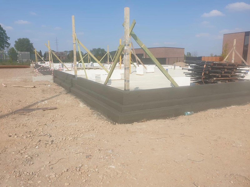 Dilsen-Stokkem Waterdichting fundering 7 nieuwbouwappartementen
